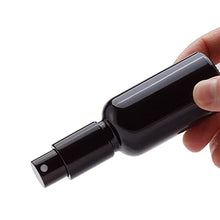 Load image into Gallery viewer, Yizhao 30ml Black Ultraviolet Glass Spray Bottle, with Black Fine Mist Sprayers, for Essential Oils, Cleaning, Perfume,Travel Liquid,Makeup,Portable Cosmetic Bottle?Çö12 Pcs