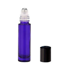 Load image into Gallery viewer, Glass Roller Bottles with Stainless Steel Ball, 10ml Essential Oil Roller Bottles for Essential Oils, Perfumes, Lip Balms, Roll on Bottles Dropper Included