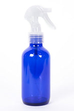 Load image into Gallery viewer, My Oil Gear?ÇôBlue 4oz Glass Bottle with Trigger Spray for Essential Oils, Perfumes, Creams, Lotions, and More (4-Pack)