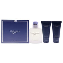 Load image into Gallery viewer, Dolce and Gabbana Light Blue Men 3 Pc Gift Set 4.2oz EDT Spray, 1.6oz After Shave Balm, 1.6oz Shower Gel,P-D7-040-20-HTG-anniek