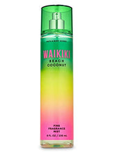 Load image into Gallery viewer, Bath and Body Works WAIKIKI - BEACH COCONUT Fine Fragrance Mist 8 Fluid Ounce (2019 Edition)
