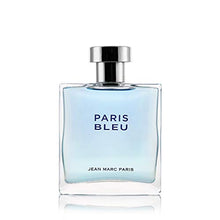 Load image into Gallery viewer, Jean Marc Paris Paris Bleu Homme Eau de Toilette Spray, 3.4 fl. oz, blue