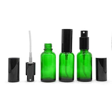 Load image into Gallery viewer, Yizhao 1oz Green Glass Spray Bottle for Essential Oils,Empty Refillable Spray Bottles with Fine Mist for Aromatherapy,Perfume,Massage,Hair,Pet,Chemical?Çô12 Pcs