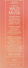 Load image into Gallery viewer, Coty Wild Musk By Coty For Women. Cologne Spray 1.5-Ounces