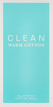 Load image into Gallery viewer, CLEAN Eau de Parfum Spray, Warm Cotton, 2.14 Fl Oz