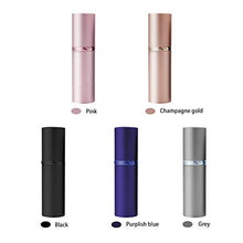 Load image into Gallery viewer, Refillable Perfume Atomizer Bottle 5ml Mini Spray Bottle Fine Mist, Portable Leakage Proof Tiny Scent Pump Bottle, Travel Size Empty Atomizer Cologne Sprayer for Men and Woman 5 Pack