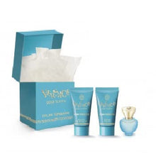 Load image into Gallery viewer, Versace Dylan Turquoise 3 Piece Mini Set for Women