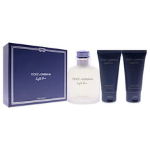 Load image into Gallery viewer, Dolce and Gabbana Light Blue Men 3 Pc Gift Set 4.2oz EDT Spray, 1.6oz After Shave Balm, 1.6oz Shower Gel,P-D7-040-20-HTG-anniek