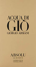Load image into Gallery viewer, Acqua di Gi?? Absolu Eau de Parfum Spray, Men, 4.2 Fl Oz