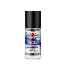 Load image into Gallery viewer, WagsMarket - Nag Champa Perfume Oil, from 0.33oz Roll On to 4oz Glass Bottle (1oz Roll-On)