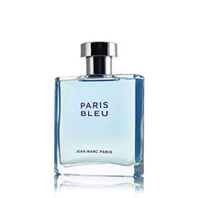 Load image into Gallery viewer, Jean Marc Paris Paris Bleu Homme Eau de Toilette Spray, 3.4 fl. oz, blue