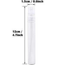 Load image into Gallery viewer, Spritzer Bottle, Mini Frosted Plastic Portable Mist Empty Refillable Spray Bottle Perfume Atomizer for Personal Beauty Care,Travel and Gift (10ml X 40Pcs)