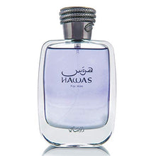 Load image into Gallery viewer, Hawas for Men EDP - Eau De Parfum 100ML (3.4 oz) | Long-Lasting Pour Homme Spray | Aquatic scent designed to embody masculine strength and vigor | Signature Bottle | by RASASI