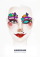 Load image into Gallery viewer, Kryolan Pintura Water Color Makeup Palette incl. Brush & Sponge, 6 Colors, Washable, Vegan, No Perfume, No Parabens, Gluten Free - Ideal for Face & Body Painting, Children, Party and Halloween