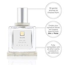 Load image into Gallery viewer, ZENTS Eau de Toilette Perfume (Sun Fragrance) Clean Luxury Scents, Gentle Long-Lasting Aromatherapy for Men and Women, 1.69 oz