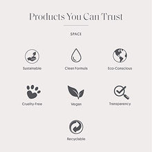 Load image into Gallery viewer, CLEAN SPACE Linen & Room Spray | Aromatic Mist in Reusable Glass Vase | Gentle Vegan Formula | Perfect Freshener for Fabrics or Air | 5.0 oz/148 mL