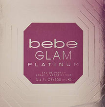 Load image into Gallery viewer, Bebe Glam Platinum By Bebe for Women Eau de Parfum Spray, 3.4 Ounce