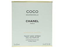 Load image into Gallery viewer, Chanel Coco Mademoiselle Twist & Spray Eau De Parfum - Coco Mademoiselle - 3x20ml/0.7oz, 2.1 Oz
