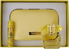Load image into Gallery viewer, Versace Versace Yellow Diamond By Versace for Women - 3 Pc Gift Set 3oz Edt Spray, 10ml Edt Spray, Versace Yellow Pouch, 3count