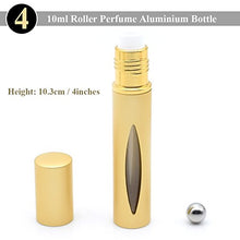 Load image into Gallery viewer, Dolovemk Travel Accessories Set,Spray Bottles Perfume Atomiser,Essential Oil Roller Bottle,Containers with Lids,Metallic Empty Fine Mist Refillable Travel Bottles for Toiletries
