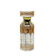 Load image into Gallery viewer, KECHU Luxury Golden Stripe Empty Crystal Perfume Bottle Refillable Glass Contianer 12ml