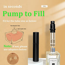 Load image into Gallery viewer, Perfume Atomizer - Refillable Perfume Bottles Empty, Atomizer Spray Bottle for Man and Woman, Leak Proof and TSA Approved Perfume Travel Bottle with 5ml Pocket Size, 2 Pack