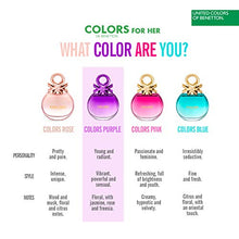 Load image into Gallery viewer, United Colors of Benetton Purple Eau de Toilette Spray for Women, 2.7 Ounce