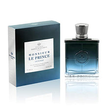 Load image into Gallery viewer, Monsieur Le Prince Intense by Princesse Marina de Bourbon | Eau de Parfum Spray | Fragrance for Men | Modern, Fresh, and Spicy Scent with Notes of Apple, Pineapple, and Bergamot | 100 mL / 3.4 fl oz