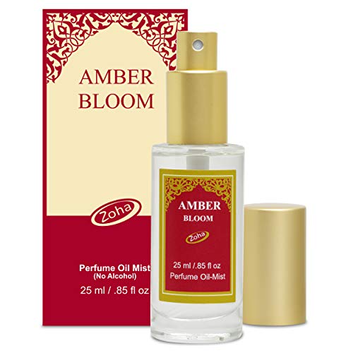 Zoha|Amber Bloom Perfume Oil|Alcohol Free Long Lasting Amber Oil Perfume for Women and Men|Hypoallergenic Travel Size Pheromone Oil Perfume