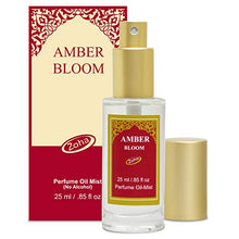 Load image into Gallery viewer, Amber Bloom Perfume Oil Mist (Alcohol Free) - Natural Essential Oils and Hypoallergenic Perfumes for Women and Men by Zoha Fragrances, 25 ml / 0.85 fl Oz