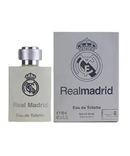 Load image into Gallery viewer, Air-Val International Disney Real Madrid Eau De Toilettes Spray, White, SilverReal Madrid EDT by Air Val International, 3.4 Fl Oz