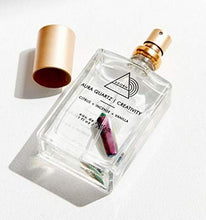 Load image into Gallery viewer, Adorn Aura Quartz Creativity Eau De Parfum 1 Fl. Oz! Blended Scents Of Citrus, Incense And Vanilla! Natural Scents Adorned With Stones In The Bottle! Choose Your Perfume Scent! (Aura Quartz)