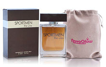 Load image into Gallery viewer, Sportmen the Uno- Eau De Parfum Spray Perfume, Fragrance For Men- Daywear, Casual Daily Cologne Set with Deluxe Suede Pouch- 3.4 Oz Bottle- Ideal EDP Beauty Gift for Birthday, Anniversary