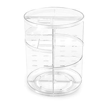 Load image into Gallery viewer, 360?? Rotating Makeup Organizer, Spinning Bathroom Organizer Countertop, Cosmetic Organizer Makeup Holder Shelf, Make Up Organizers and Storage for Bedroom, Transparent
