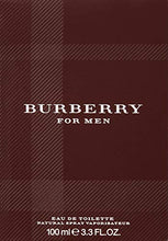 Load image into Gallery viewer, Burberry Men's Classic Eau de Toilette, 3.3 Fl Oz