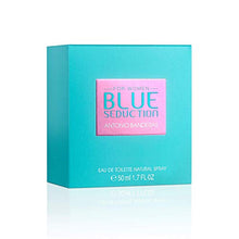 Load image into Gallery viewer, Antonio Banderas Perfumes - Blue Seduction Woman - Eau de Toilette Spray for Women, Floral Aquatic Fragrance - 1.7 Fl Oz