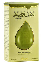 Load image into Gallery viewer, Aqua Azamah Air Freshener - 375 ML (12.7 oz) | Aromatic Essential Oil Spray | Floral, Woody, Musky Notes I Long Lasting Room Fragrance | by RASASI Perfumes