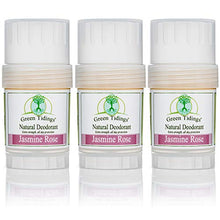 Load image into Gallery viewer, Green Tidings Natural Deodorant - Jasmine Rose 1 oz. (3 Pack) - Extra Strength, All Day Protection - Vegan - Cruelty-Free - Aluminum Free - Paraben Free - Non-Toxic - Solid Lotion Bar Tube