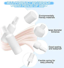 Load image into Gallery viewer, ?ÇÉMade in USA?Çæ White 100ml(3.4oz) Refillable Sprayer Bottles Fine Mist Spray Bottle Container for Essential Oils, Travel, Perfumes, 24 Pcs