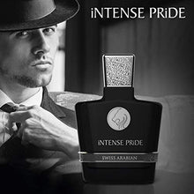 Load image into Gallery viewer, INTENSE PRIDE, Eau de Perfume 100mL | Fresh Chypre Fruity Fragrance for Men | Apple, Pineapple, Blackcurrant, Patchouli, Musk, Oakmoss, Ambergris, Vanilla | by Swiss Arabian Oud | Cologne Spray