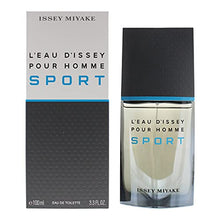 Load image into Gallery viewer, Issey Miyake Eau de Toilette Spray, L'eau D'issey Pour Homme Sport, 3.3 Ounce