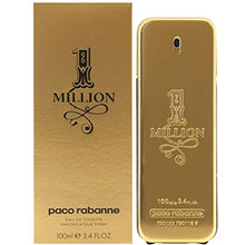 Load image into Gallery viewer, 1 Million by Paco Rabanne Men's Eau De Toilette Spray 3.4 oz - 100% Authentic