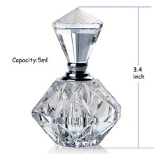 Load image into Gallery viewer, H&D HYALINE & DORA Crystal Vintage Perfume Bottles,Empty Pretty Bottle Gift for Lady