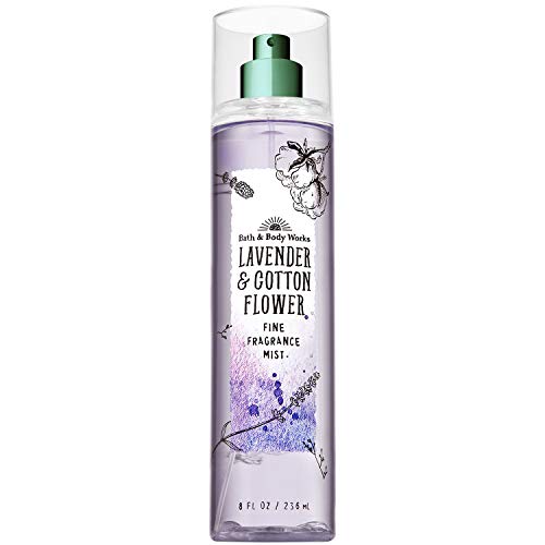 lavender cotton flower bath and body works Bath and Body Works LAVENDER and COTTON FLOWER Fine Fragrance Mist 8 F – Perfume Lion