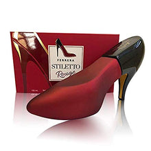 Load image into Gallery viewer, FERRERA STILETTO ROUGE Eau de Parfum Spray Perfume, Fragrance For Women - Daywear, Casual Daily Cologne Set with Deluxe Suede Pouch- 3.4 Oz Bottle- Ideal EDP Beauty Gift for Birthday, Anniversary