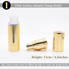 Load image into Gallery viewer, Dolovemk Travel Accessories Set,Spray Bottles Perfume Atomiser,Essential Oil Roller Bottle,Containers with Lids,Metallic Empty Fine Mist Refillable Travel Bottles for Toiletries