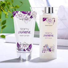 Load image into Gallery viewer, Bath Gift Set for Women - Luxurious 8 Pcs Bath Set with Jasmine Scented, Includes Bubble Bath, Shower Gel, Milk Lotion & Butter and More, Perfect Women Gifts