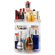Load image into Gallery viewer, Makeup Organizer, 360 Rotating Makeup Organizer, 7 Adjustable Layers Large Capacity Cosmetics Organizer, Multi Function AcrylicTransparent Make up Organizer, for Bedroom and Dressing Table Organizer