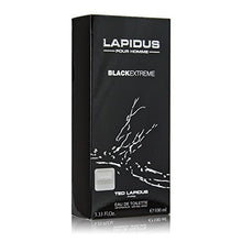 Load image into Gallery viewer, Lapidus Pour Homme Black Extreme Eau de Toilettes Spray for Men, 3.4 Fluid Ounce
