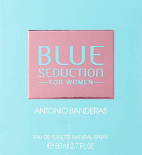 Load image into Gallery viewer, Antonio Banderas Eau De Toilette Spray for Women, Blue Seduction, 2.7 oz
